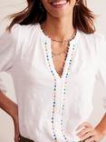 Boden Ali Pom Pom Top, White