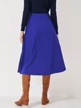 Crew Clothing Dana Cotton Poplin Skirt, Cobalt Blue, Cobalt Blue