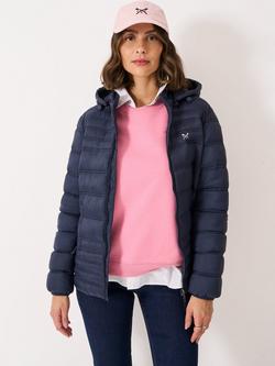 Crew Clothing Lightweight Padded Jacket, Navy Blue