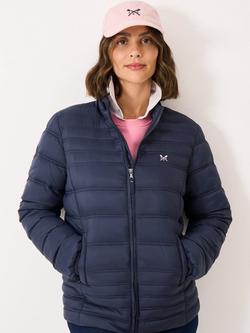Crew Clothing Lightweight Padded Jacket - view 2, Navy Blue