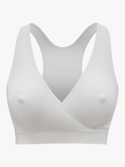 Medela Keep Cool Sleep Maternity & Nursing Bra, White, White