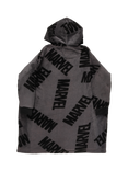 Brand Threads Kids' Marvel Fleece Hooded Blanket, Black/Red