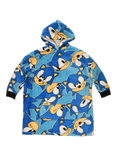 Brand Threads Sonic The Hedgehog Hooded Blanket, Blue