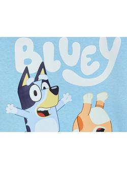 Brand Threads Kids' Bluey Top & Joggers Set, Blue/Multi - view 2, Blue/Multi