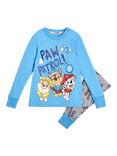 Brand Threads KIds' Paw Patrol Jersey Pyjama Set, Blue/Multi