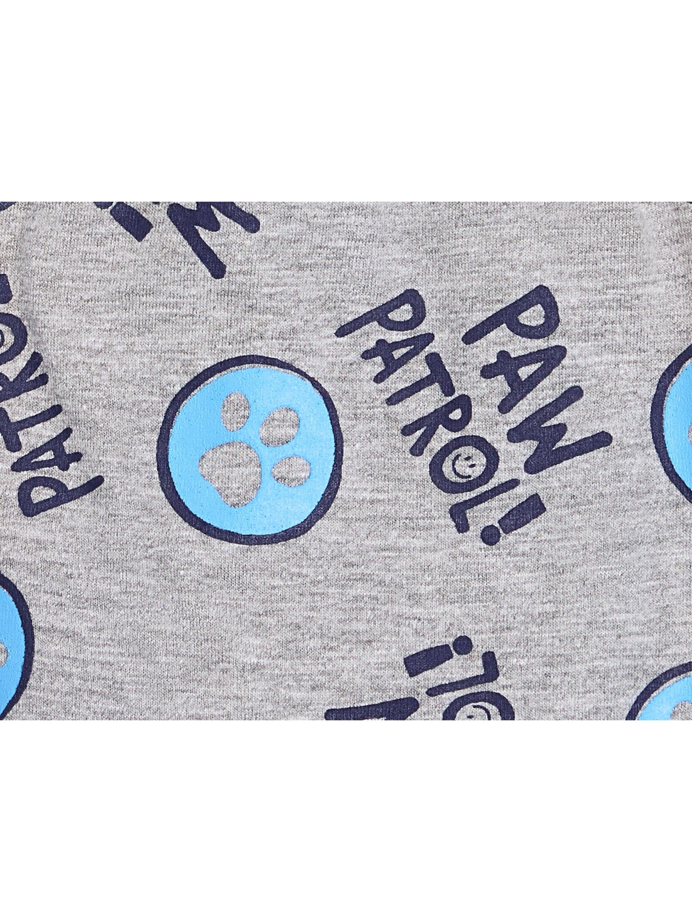 Product image 2 of 5, which shows Brand Threads KIds' Paw Patrol Jersey Pyjama Set, Blue/Multi, 3-4 years