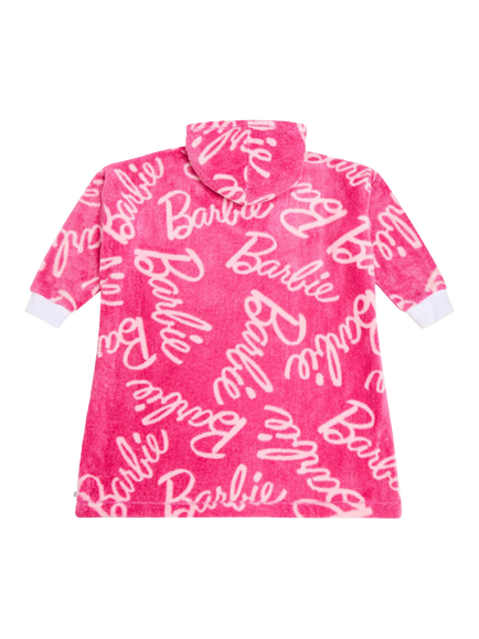 Brand Threads Ladies Barbie Hooded Blanket, Pink - view 2, Pink