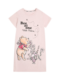 Brand Threads Winnie The Pooh Nature Nightdress, Pink/Multi