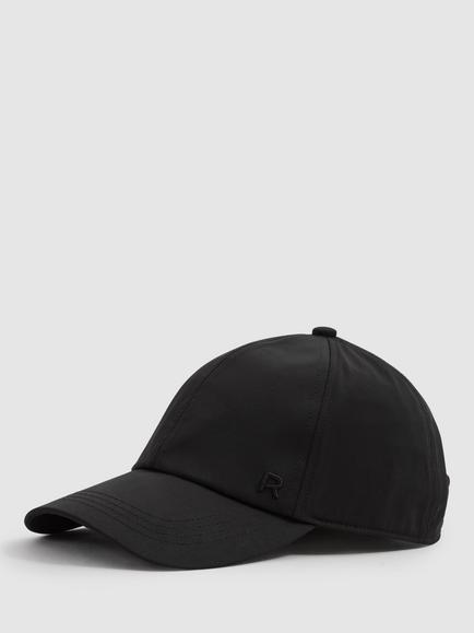 Reiss Nicole Embroidered R Baseball Cap, Black