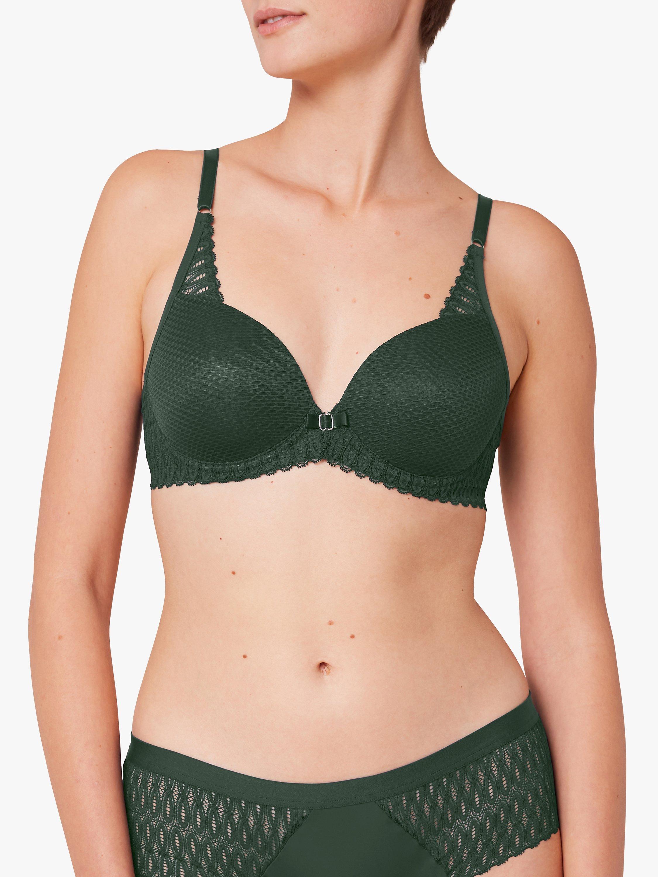 Triumph Style Aura Spotlight Padded Underwired Bra, Green Kiss, 32A