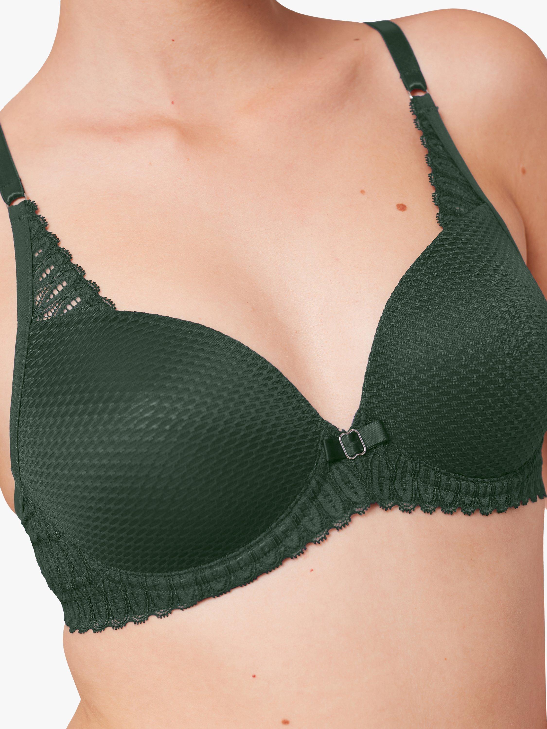 Triumph Style Aura Spotlight Padded Underwired Bra, Green Kiss, 32A