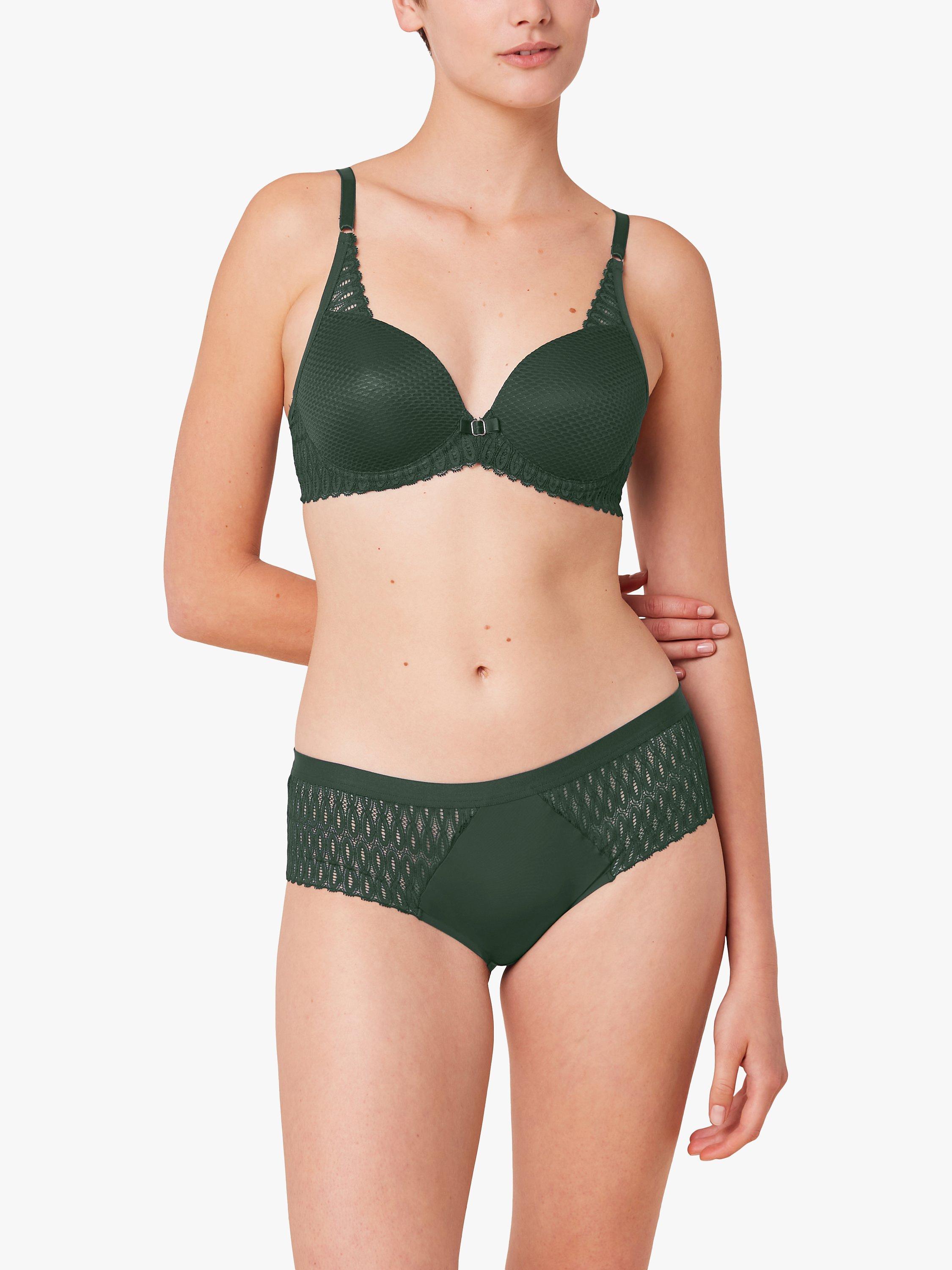 Triumph Style Aura Spotlight Padded Underwired Bra, Green Kiss, 32A