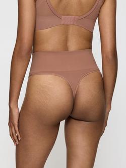 Triumph Soft Sculpt Bandeau String Brief - view 2, Almond