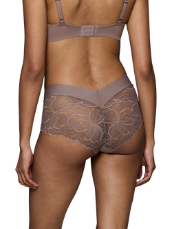 Triumph Illusion Lace Shorty Briefs - view 2, Pigeon Grey