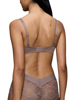 Triumph Body Make-Up Illusion Lace Balconette Bra - view 2, Pigeon Grey