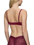Triumph Body Make-Up Illusion Lace Balconette Bra, Woodrose