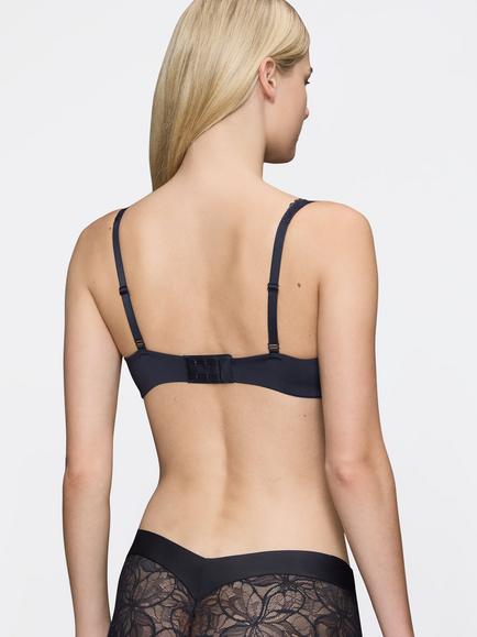 Triumph Body Make-Up Illusion Lace Balconette Bra - view 2, Black