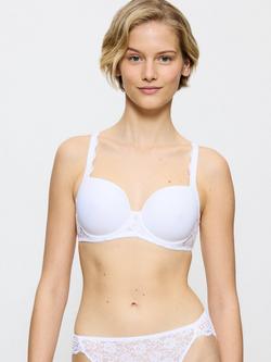 Triumph Amourette Underwired Padded Spacer Bra, White