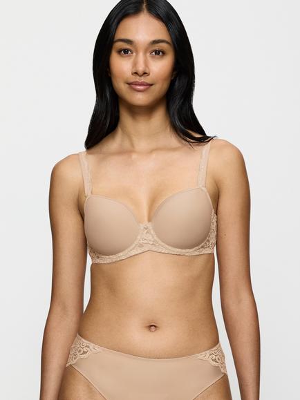 Triumph Amourette Underwired Padded Spacer Bra, Skin