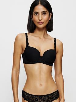 Triumph Amourette Underwired Padded Spacer Bra, Black