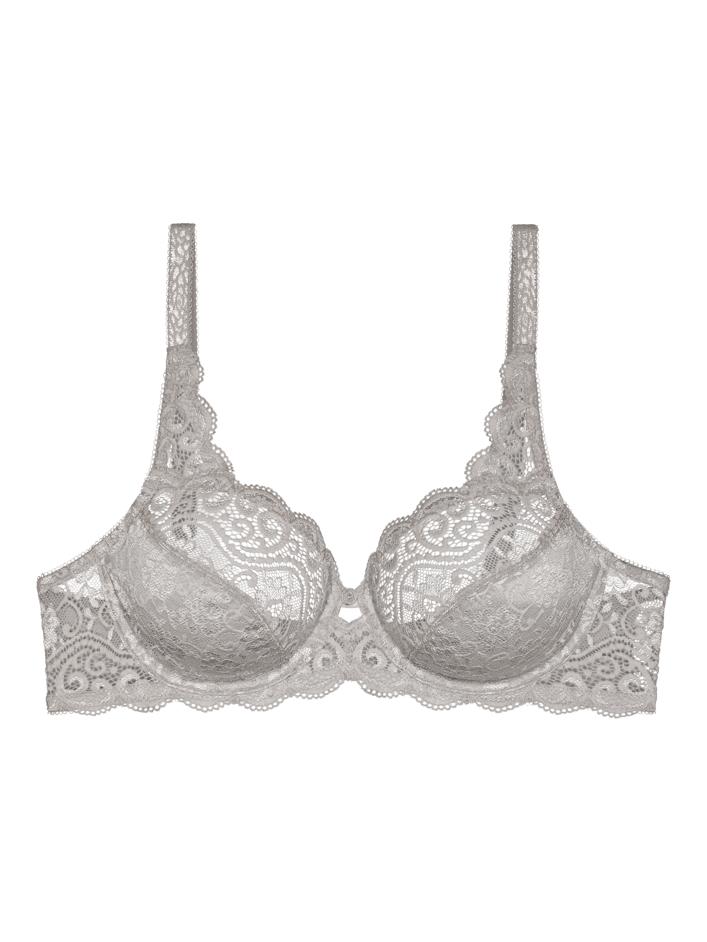Product image 5 of 5, which shows Triumph Amourette Underwired Bra, Silent Grey, 32B