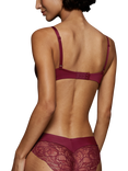 Triumph Body Make-Up Illusion Lace Padded Underwired Bra, Woodrose