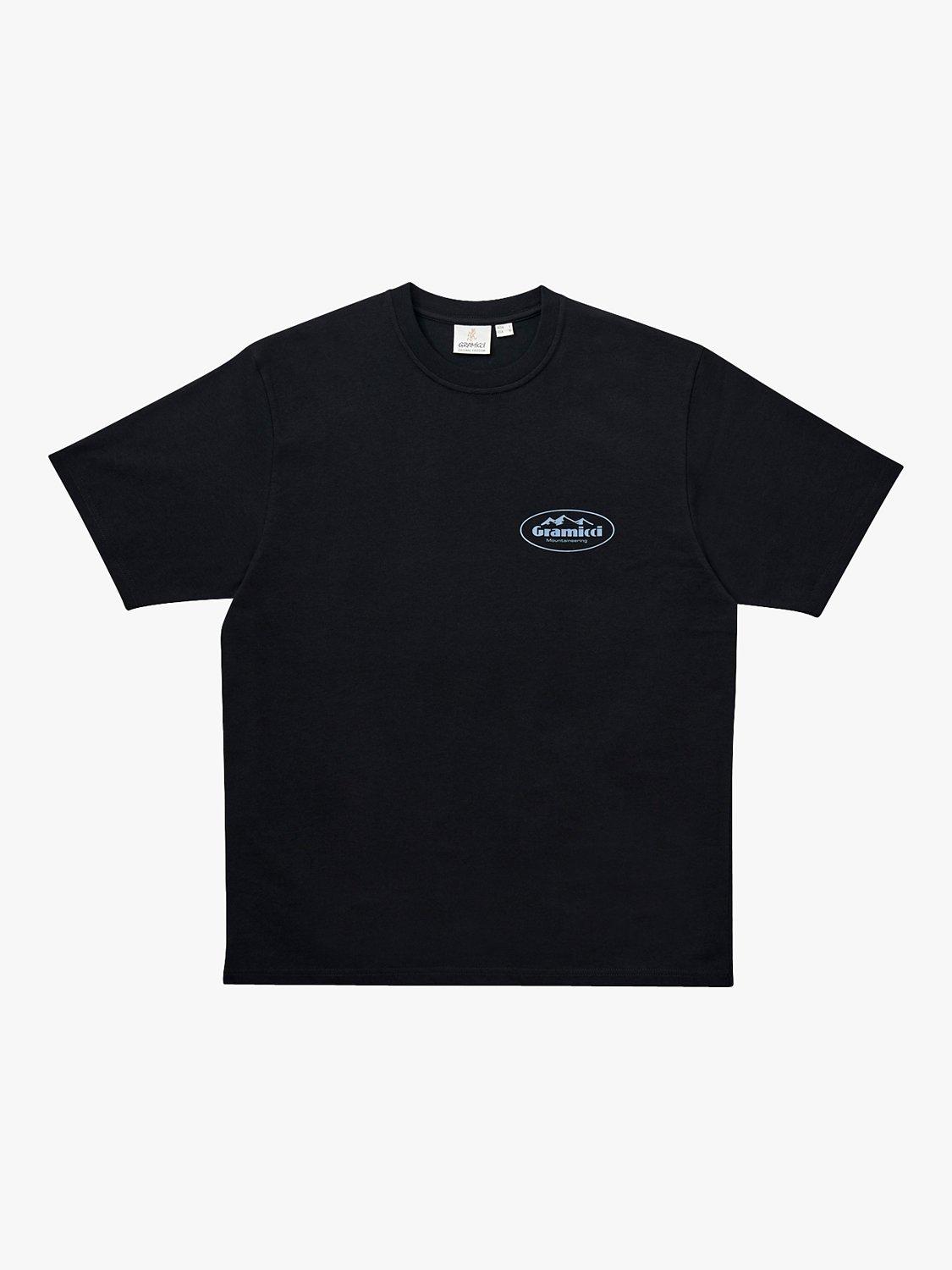 Gramicci Mountaineering Cotton T-Shirt, Vintage Black