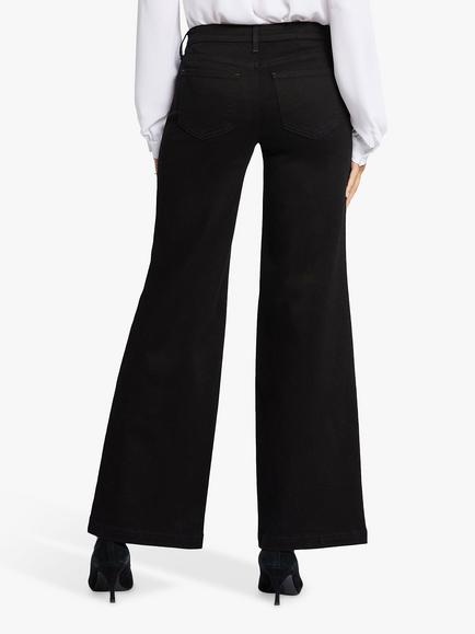 NYDJ Tall Teresa Wide Leg Jeans - view 2, Black