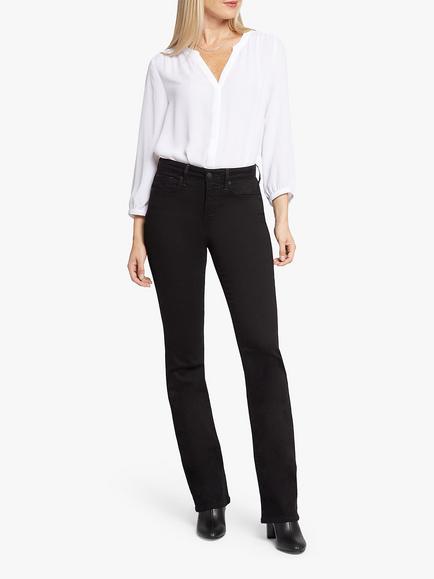 NYDJ Tall Barbara Bootcut Jeans, Black