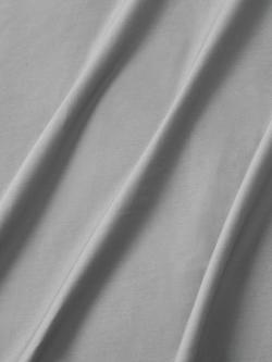 John Lewis Crisp & Fresh Cotton Rich Fitted Sheet - view 2, Dove Grey