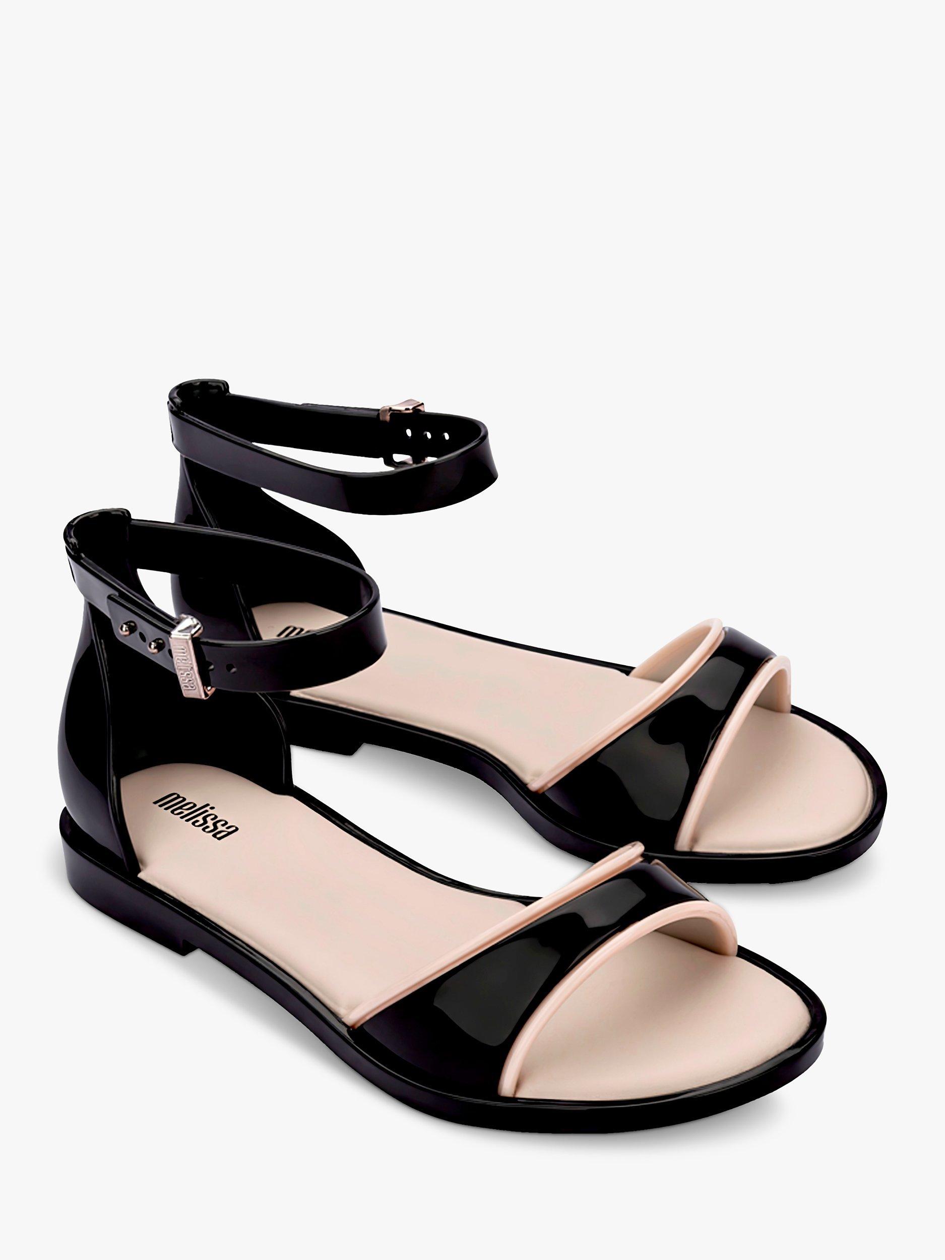 Product image 4 of 4, which shows Melissa Emily Sandals, Black/Beige, 3