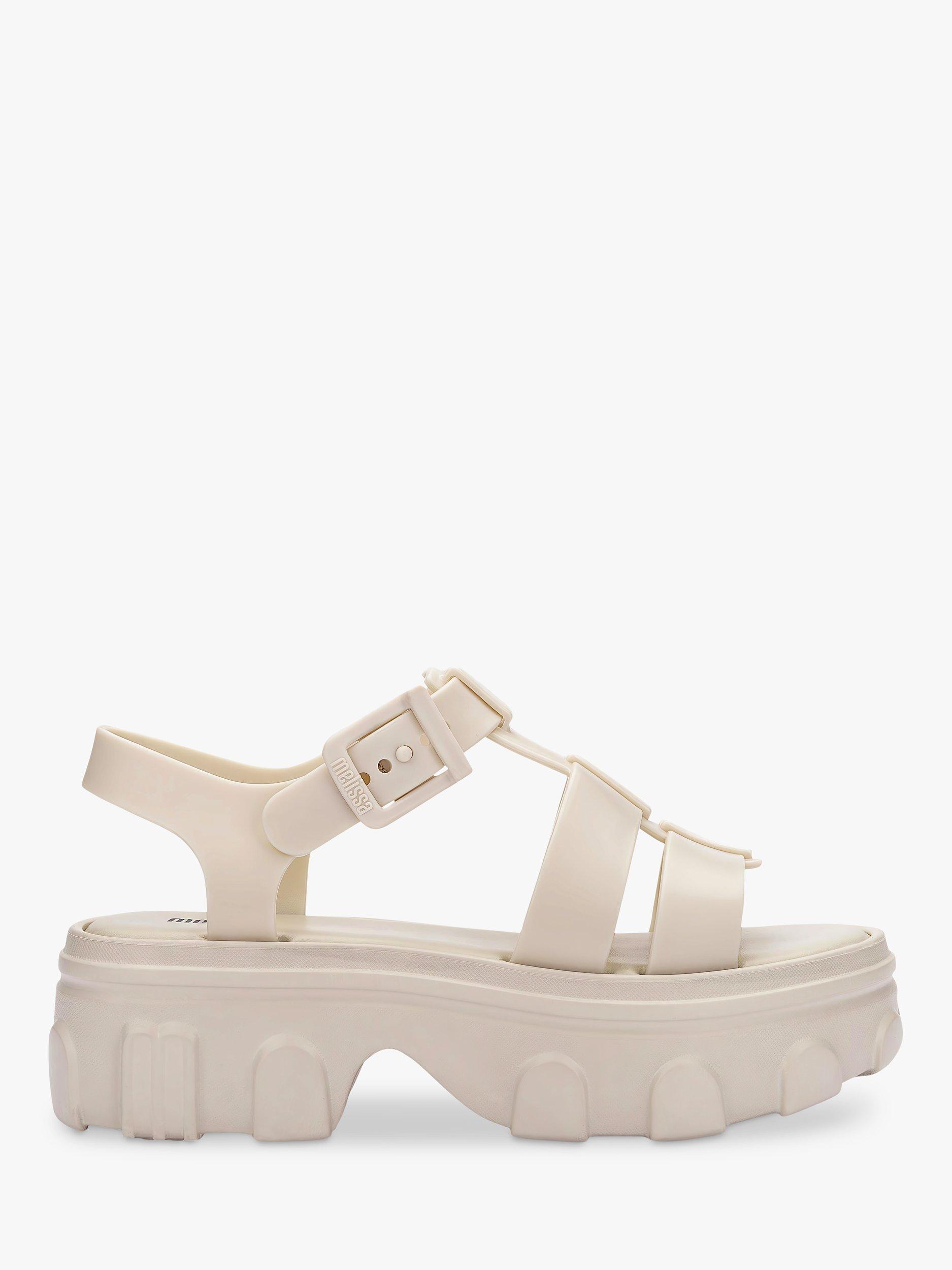 Melissa Ella Platform Sandals, Beige, 3