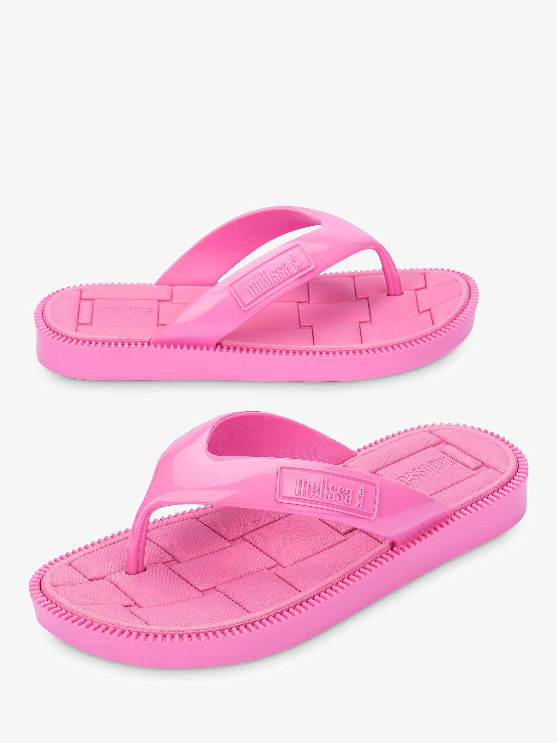 Product image 2 of 3, which shows Melissa Possession Flip Flop II Jelly Shoes, Pink, 3