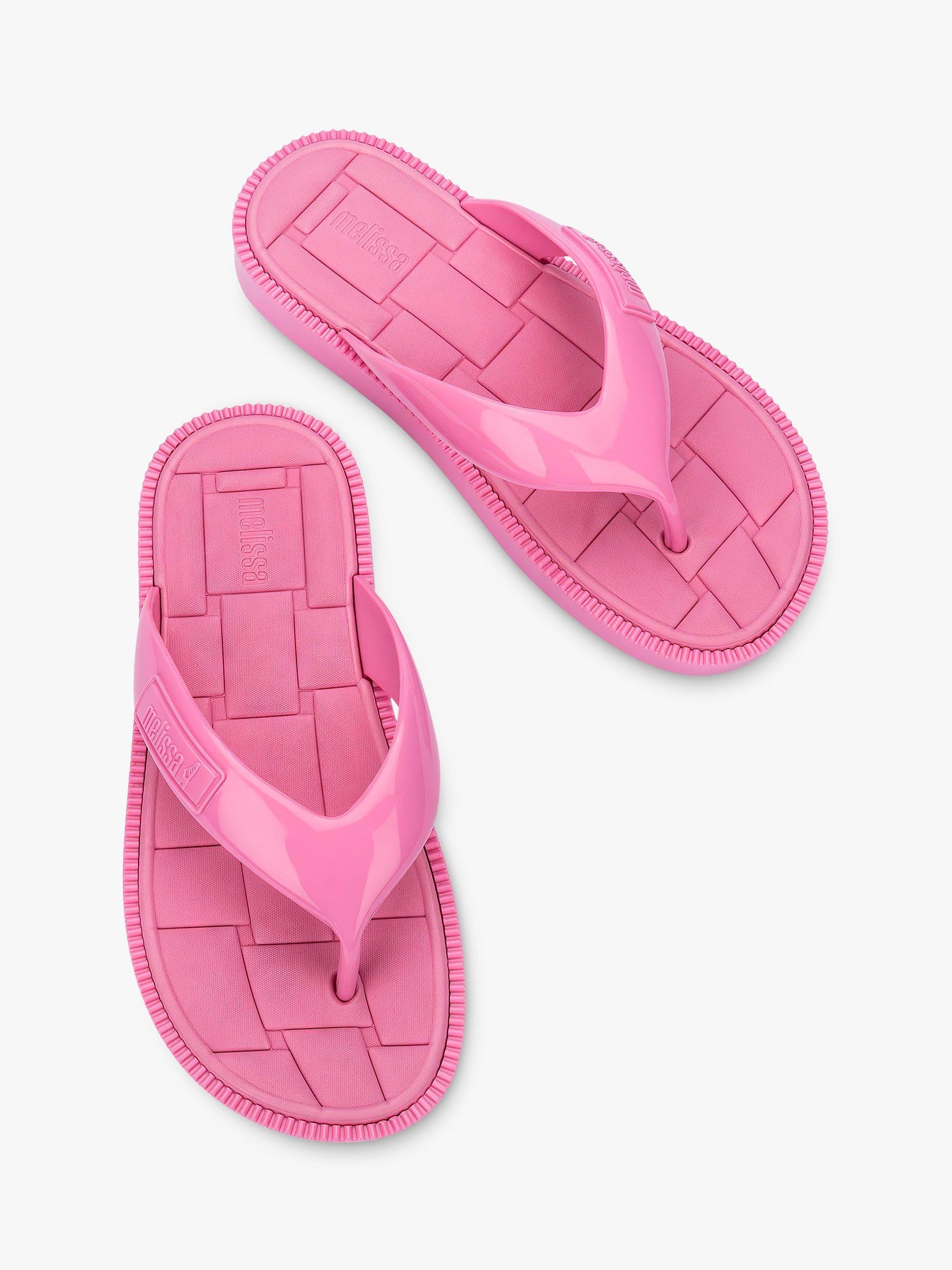 Product image 3 of 3, which shows Melissa Possession Flip Flop II Jelly Shoes, Pink, 3