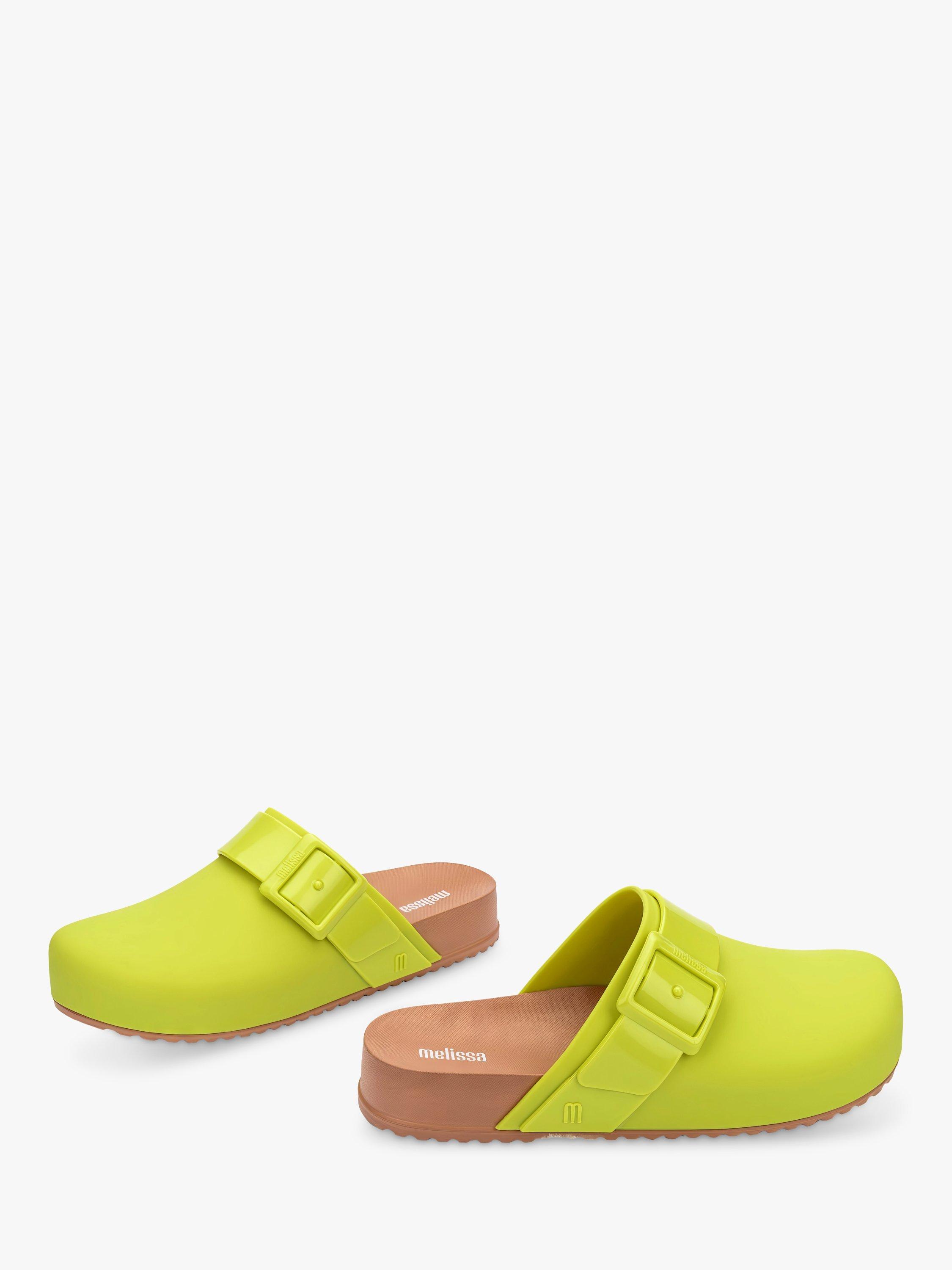 Product image 2 of 3, which shows Melissa Cozy Clogs, Green/Brown, 3