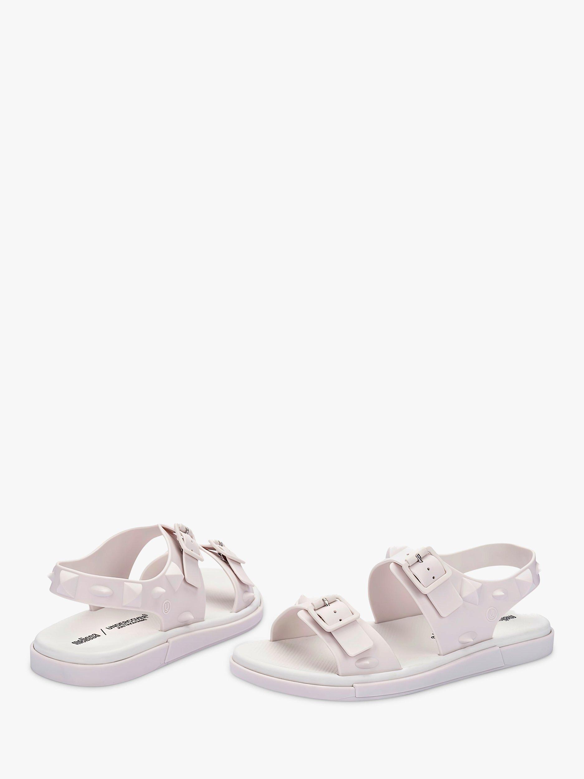 Product image 3 of 5, which shows Melissa Spikes Sandals, White, 3