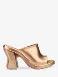 Melissa Mule x Marc Jacobs Heeled Sandals, Gold/Beige