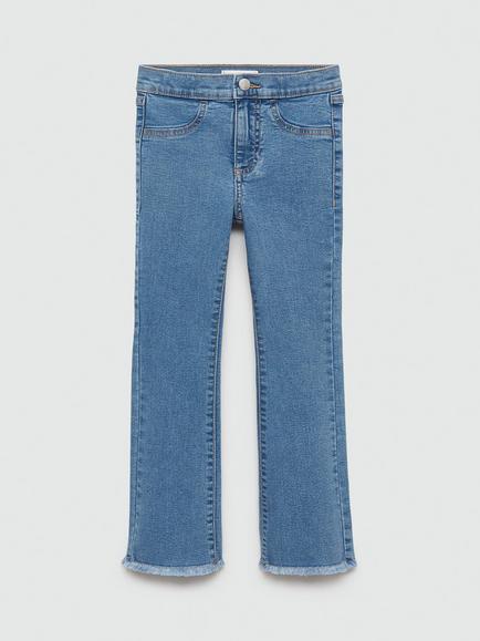 Mango Kids' Trumpet Jeans, Mid Blue