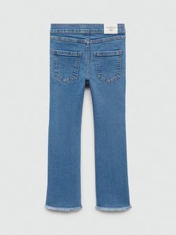 Mango Kids' Trumpet Jeans - view 2, Mid Blue