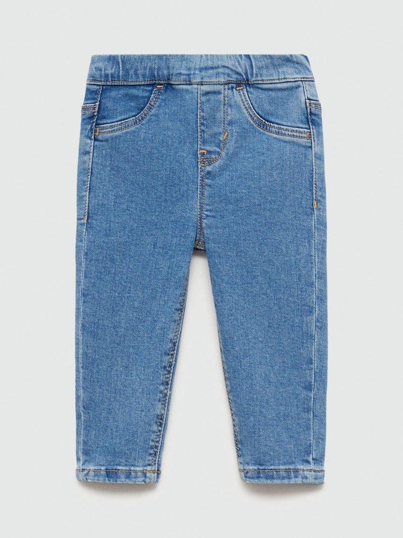 Mango Kids' Carmen Jeans, Open Blue