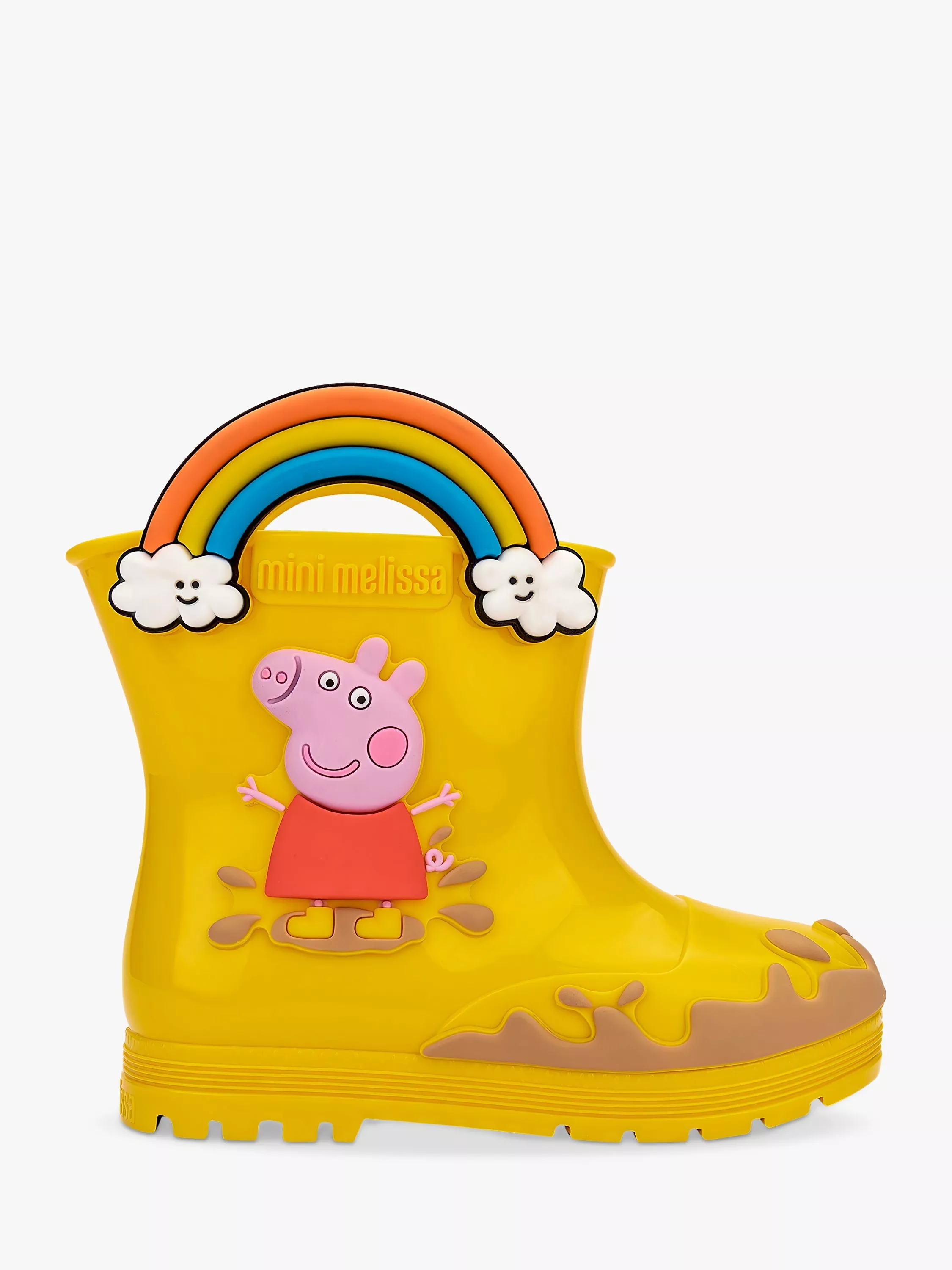 Melissa Kids Peppa Pig Wellington Boots Yellow Multi