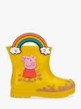 Melissa Kids' Peppa Pig Wellington Boots, Yellow/Multi