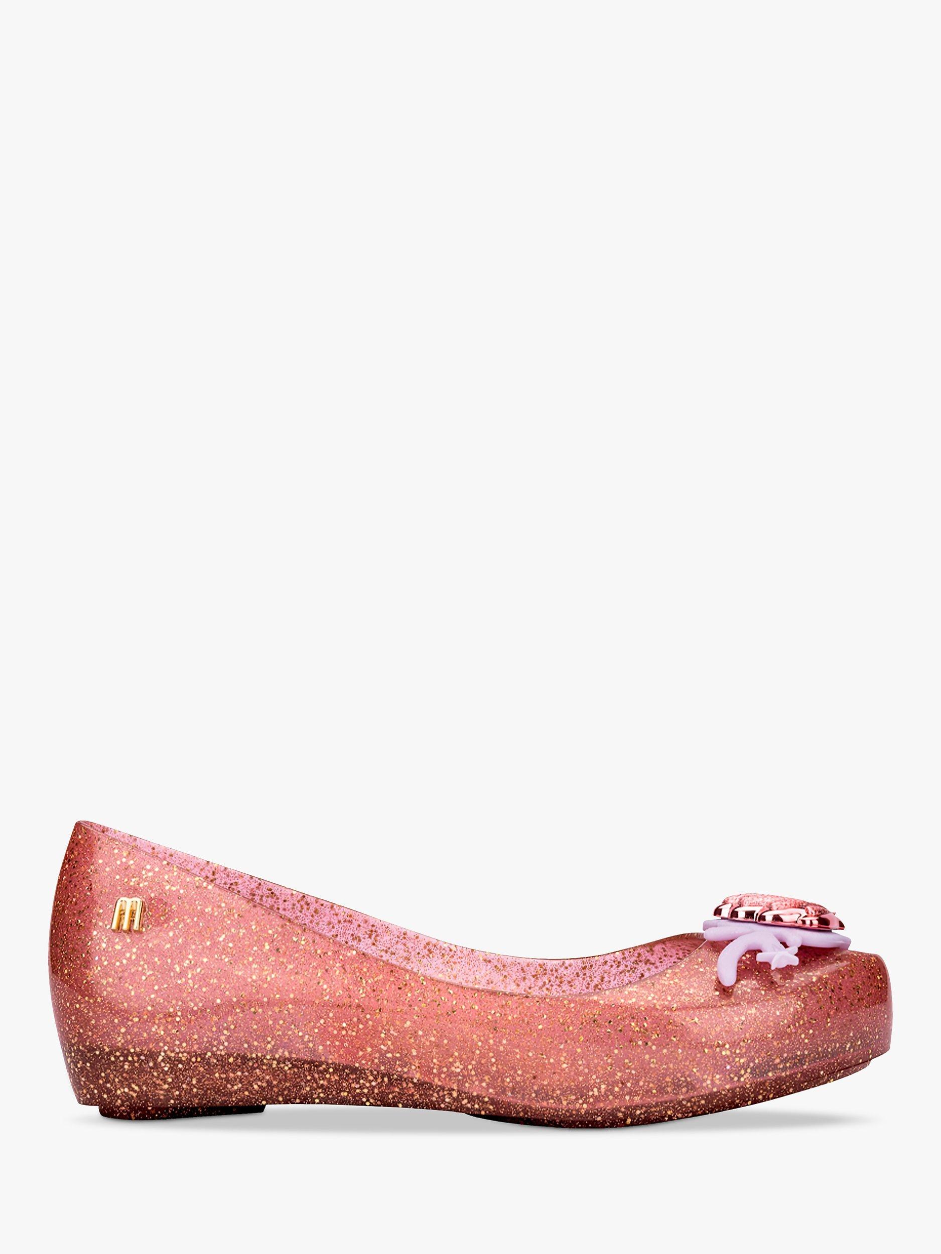 Product image 1 of 4, which shows Melissa Kids' Ultragirl Disney Princess The Little Mermaid Sandals, Pink/Multi, 10 Jnr