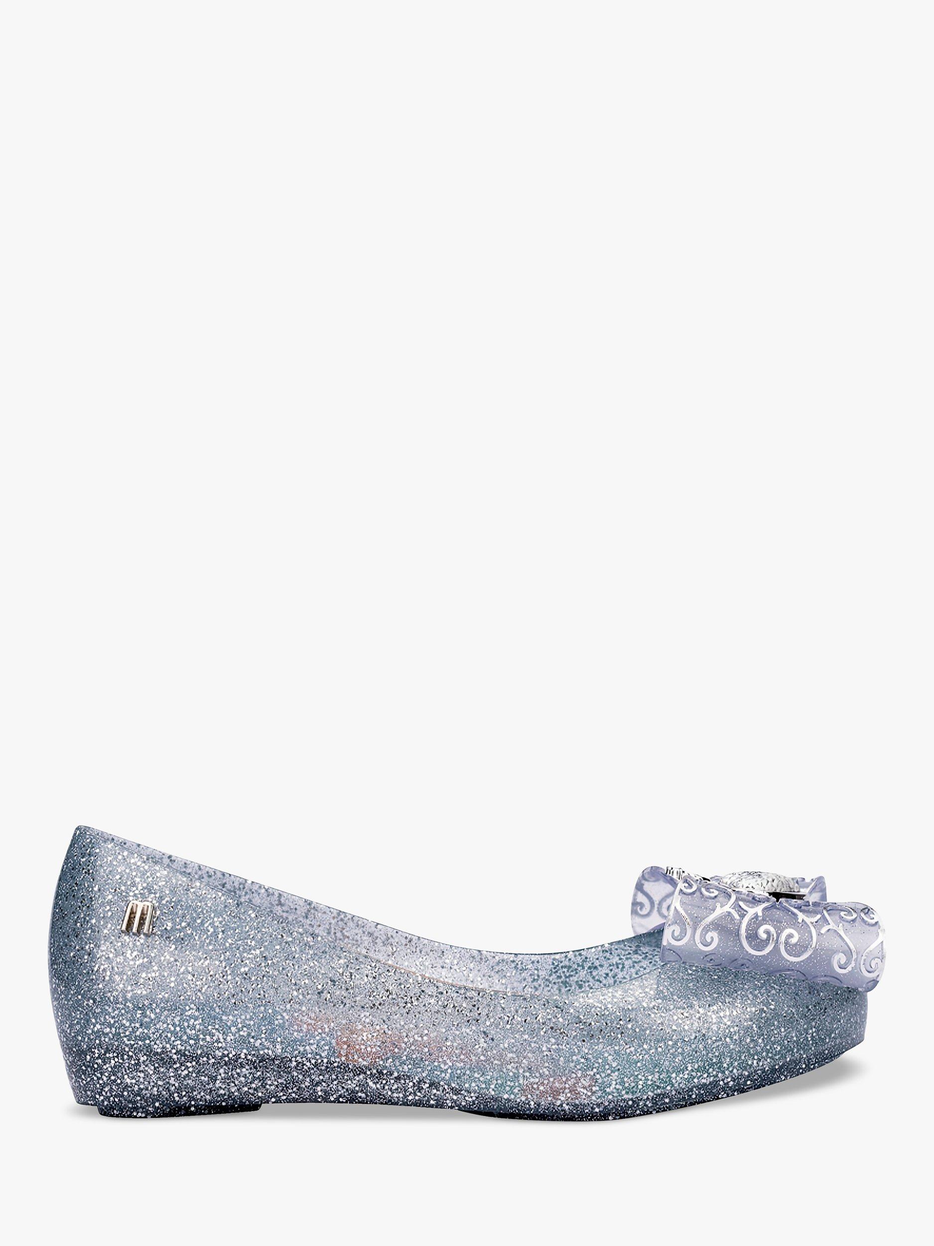 Product image 1 of 4, which shows Melissa Ultragirl Disney Princess Cinderella Sandals, Blue, 10 Jnr