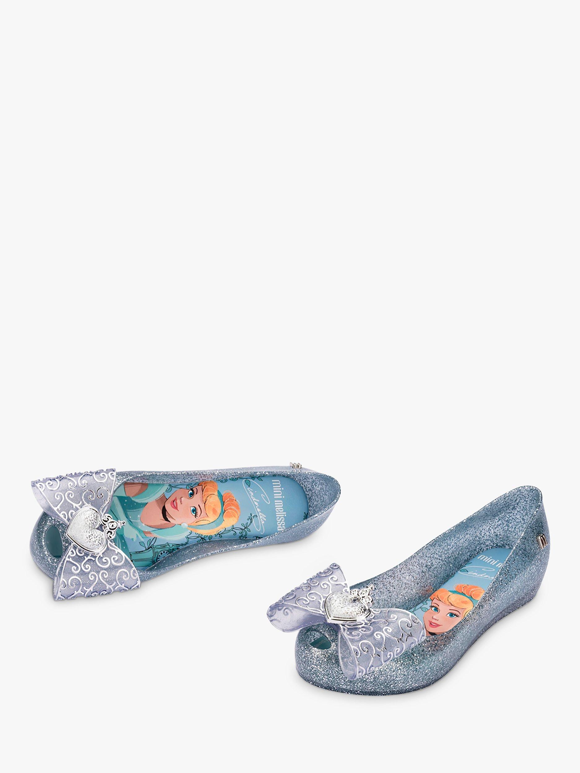 Product image 2 of 4, which shows Melissa Ultragirl Disney Princess Cinderella Sandals, Blue, 10 Jnr