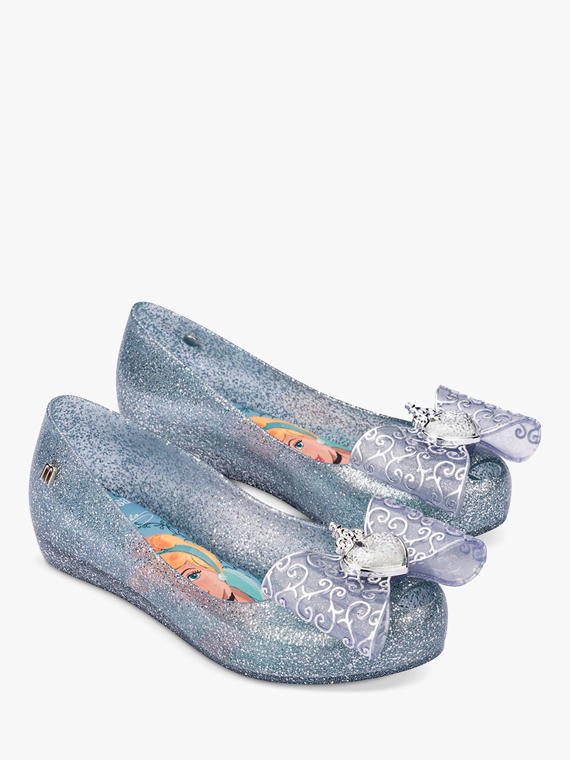 Product image 4 of 4, which shows Melissa Ultragirl Disney Princess Cinderella Sandals, Blue, 10 Jnr