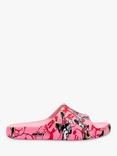 Melissa Kids' Free Print Minnie Mouse Sliders, Pink/Multi