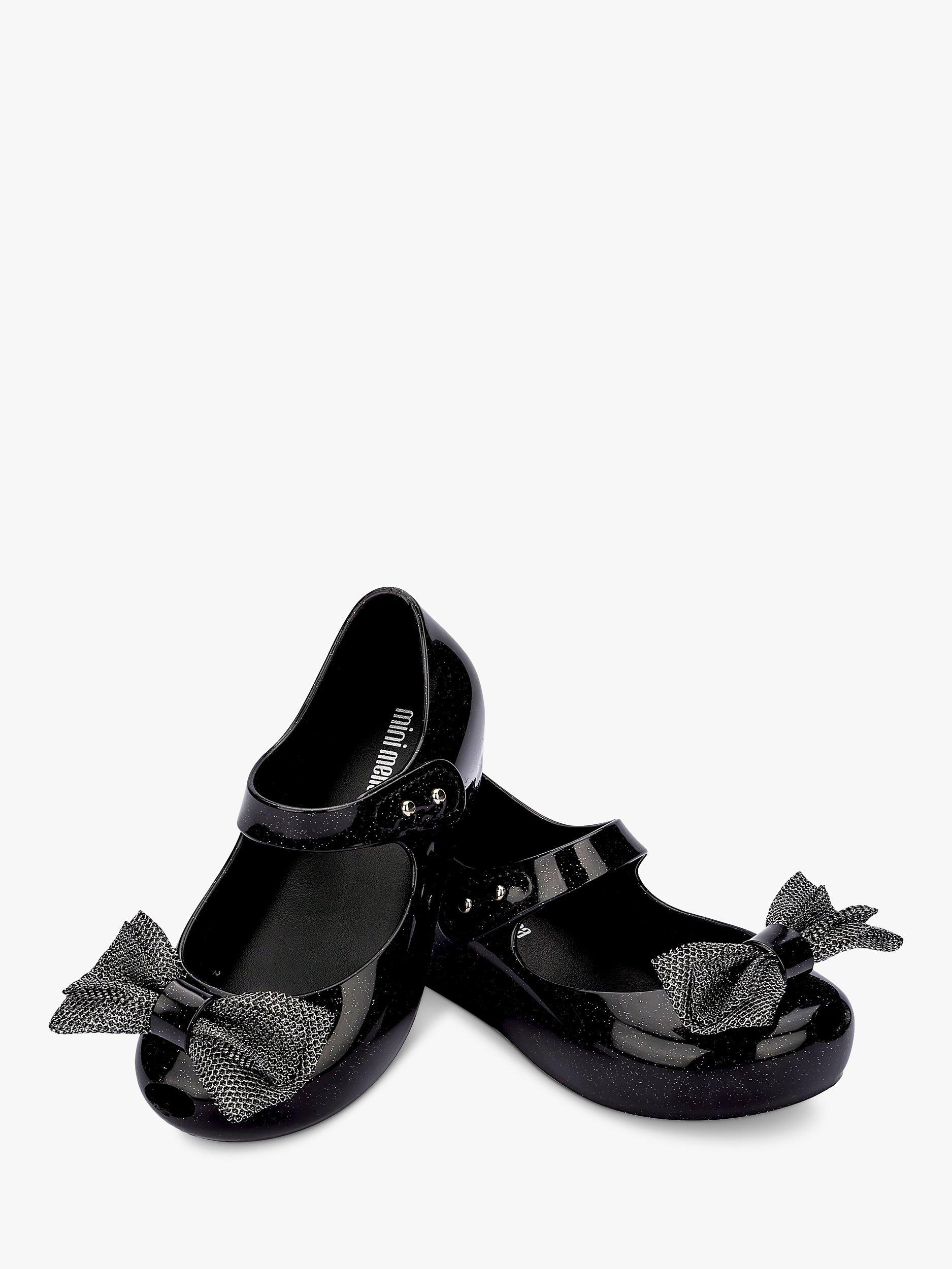Product image 2 of 3, which shows Melissa Kids' Ultragirl Sweet Ballet Flats, Black, 4 Jnr