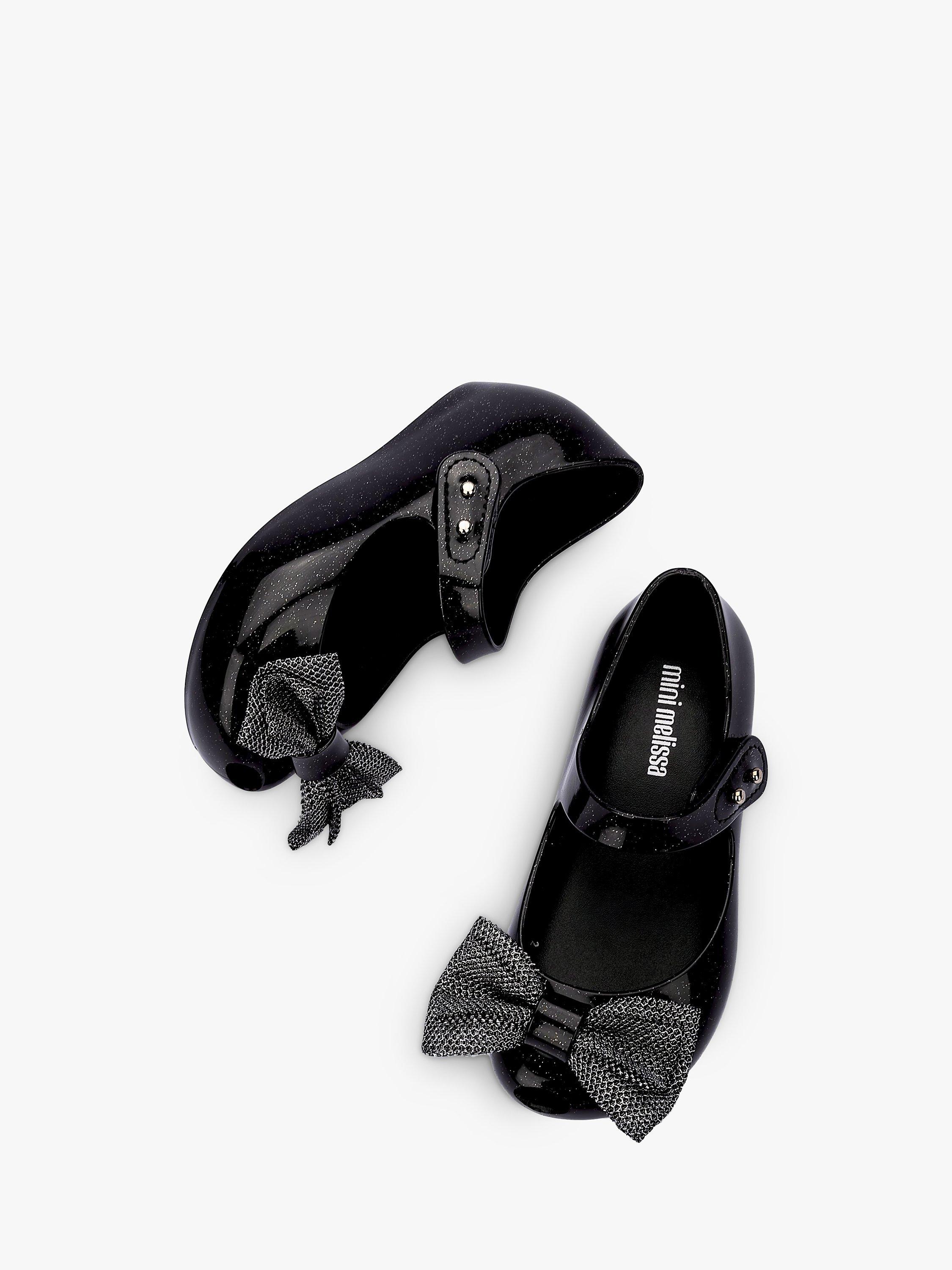 Product image 3 of 3, which shows Melissa Kids' Ultragirl Sweet Ballet Flats, Black, 4 Jnr