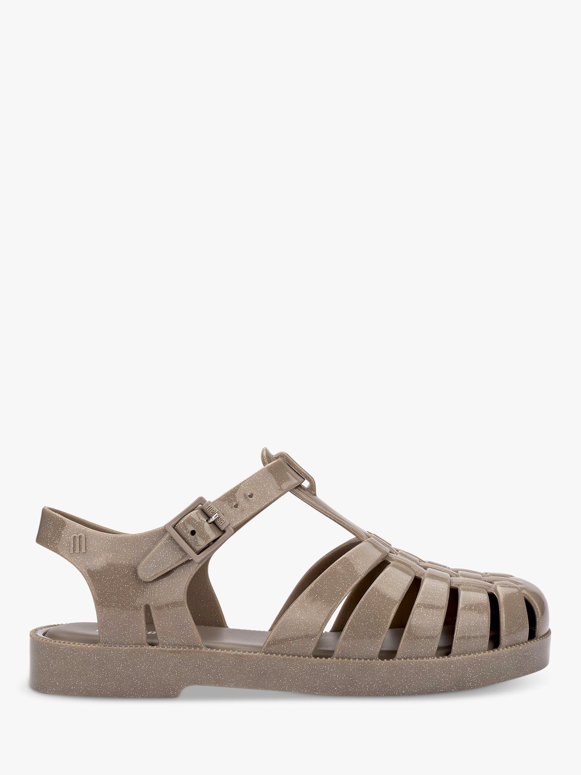 Product image 1 of 3, which shows Melissa Kids' Jelly Shoes, Beige, 4 Jnr